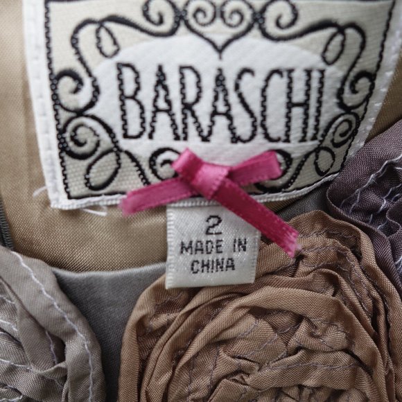 Anthropo baraschi in the wings gray sheath dress 2 - Picture 4 of 4